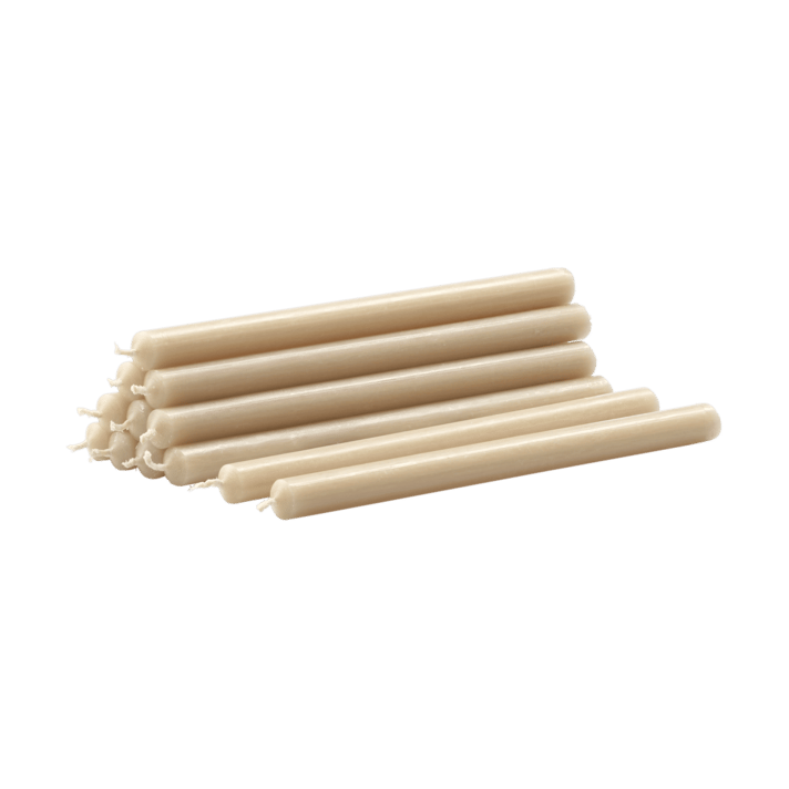 Nagel paraffinlys 12 pk - Beige - STOFF