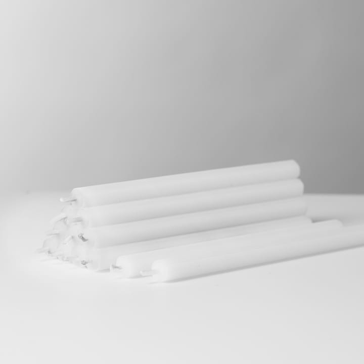 Nagel paraffinlys 12 pk, hvid STOFF