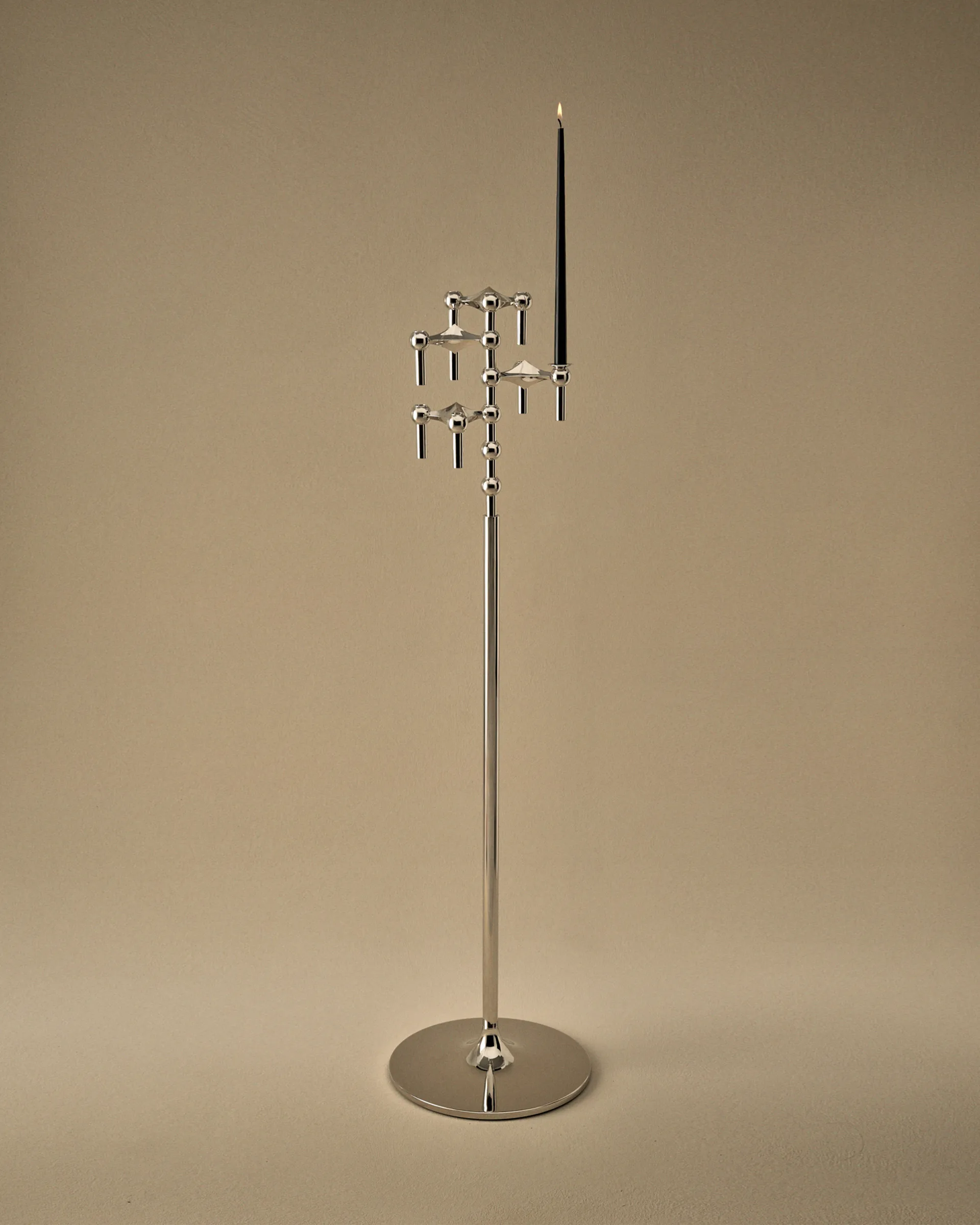 STOFF Nagel gulvlysestage 70 cm, Chrome STOFF Nagel