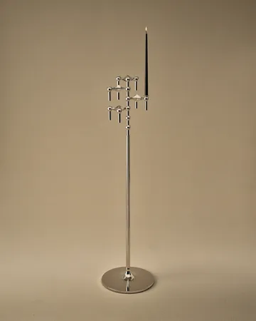 STOFF Nagel gulvlysestage 70 cm - Chrome - STOFF Nagel