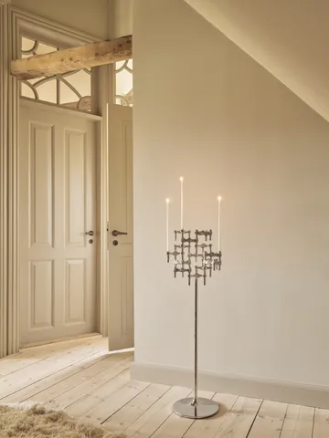 STOFF Nagel gulvlysestage 70 cm - Chrome - STOFF Nagel