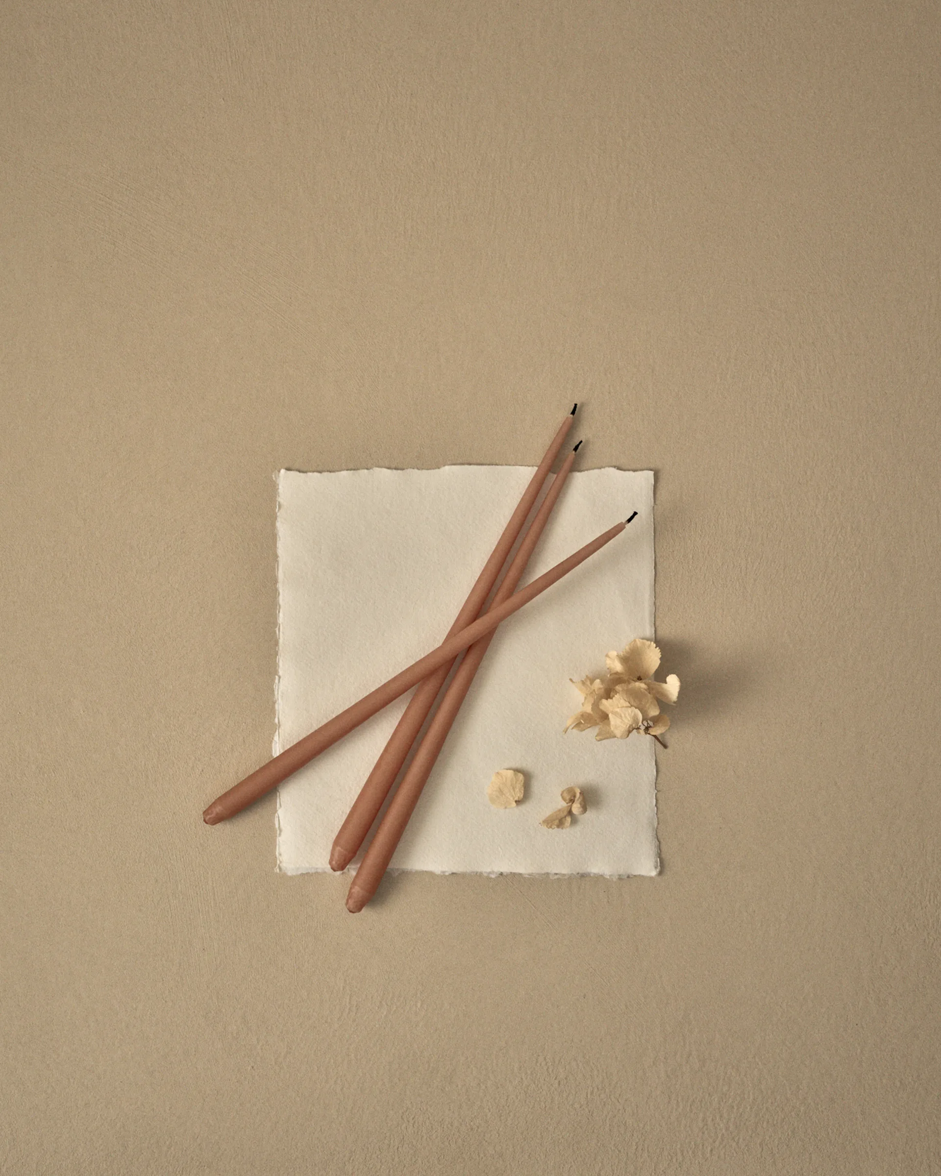 STOFF Nagel kronelys by ester & erik 6-pak, Dusty rose STOFF Nagel