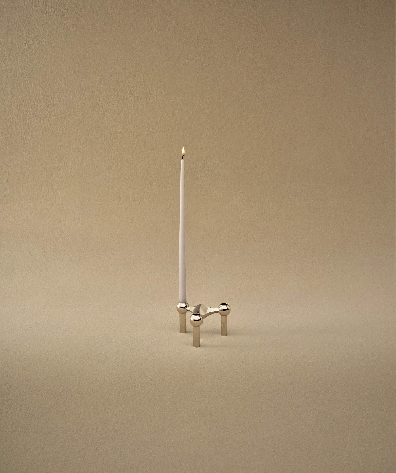 STOFF Nagel kronelys by ester & erik 6-pak, Light lavender STOFF Nagel