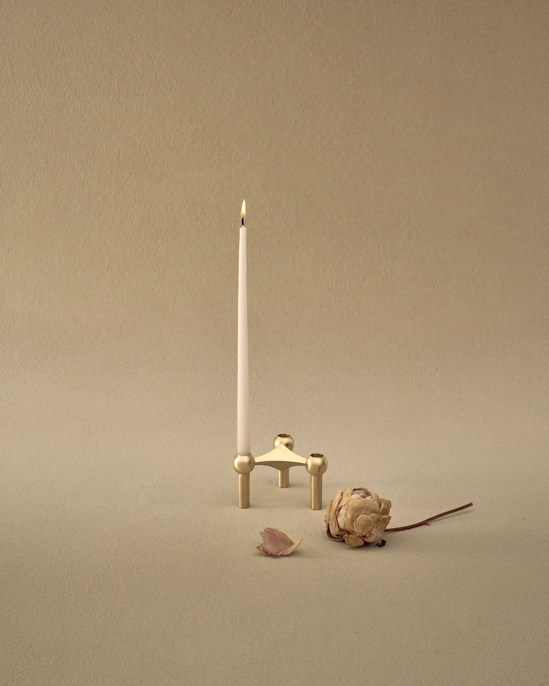 STOFF Nagel kronelys by ester & erik 6-pak, Mellow pink STOFF Nagel