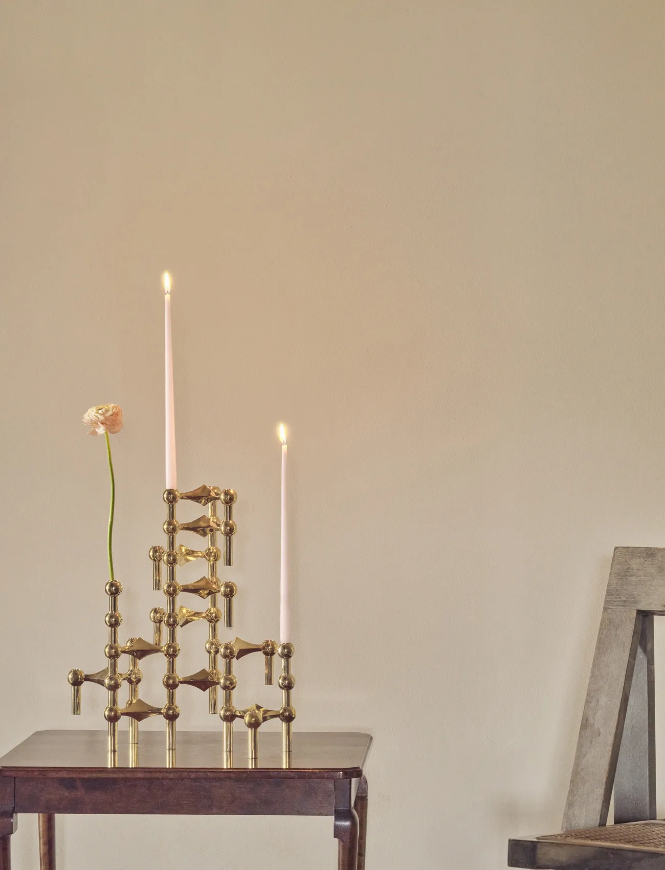 STOFF Nagel kronelys by ester & erik 6-pak, Mellow pink STOFF Nagel