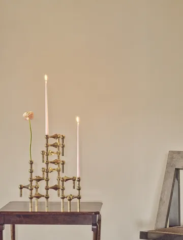 STOFF Nagel kronelys by ester & erik 6-pak - Mellow pink - STOFF Nagel