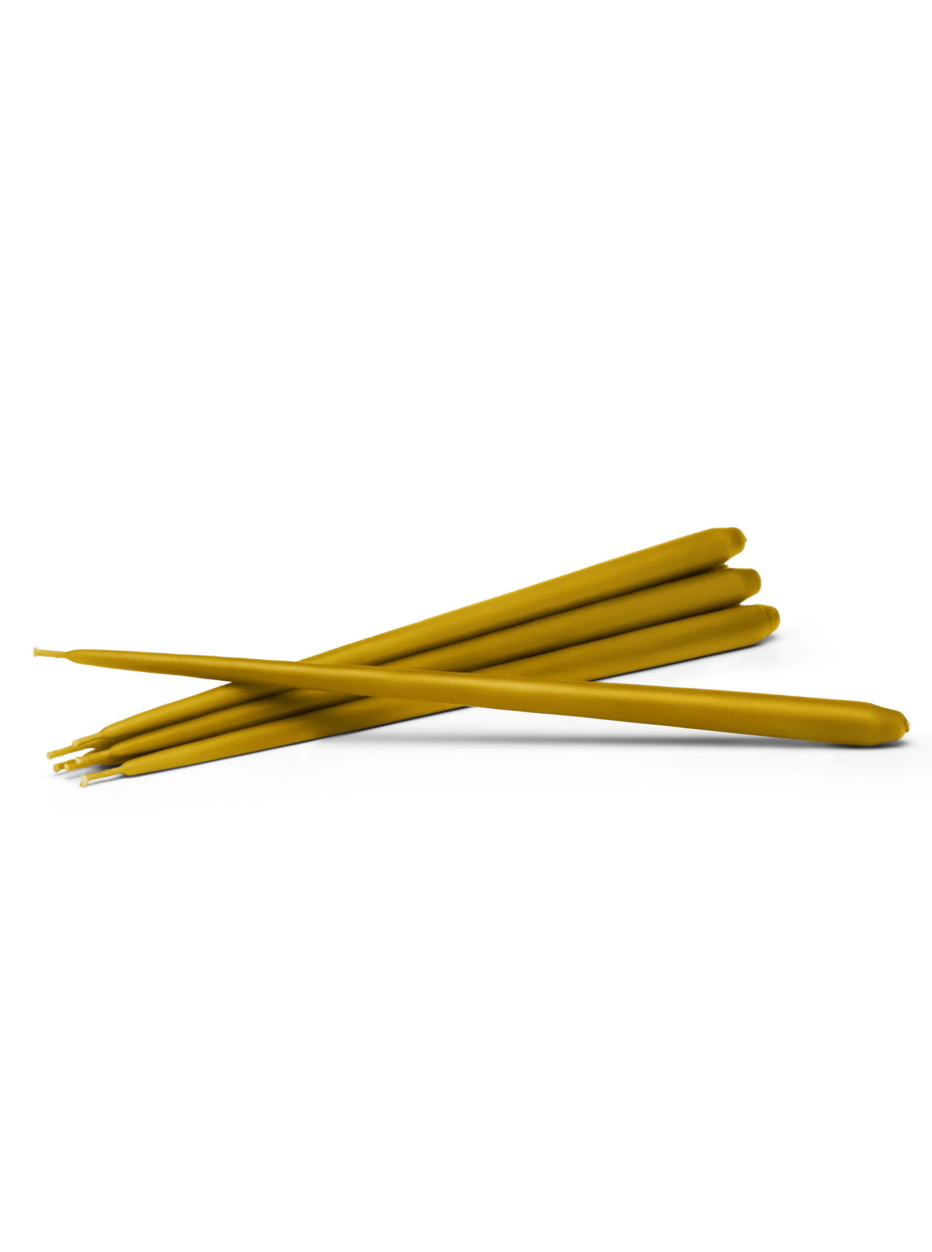 STOFF Nagel kronelys by ester & erik 6-pak, Mustard STOFF Nagel