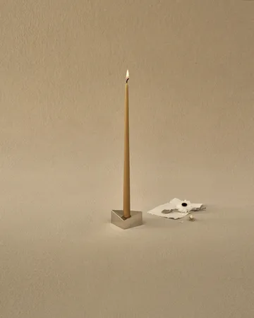 STOFF Nagel kronelys by ester & erik 6-pak - Mustard - STOFF Nagel