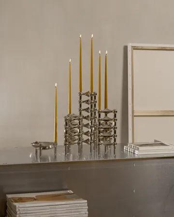 STOFF Nagel kronelys by ester & erik 6-pak - Mustard - STOFF Nagel