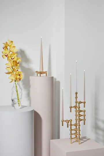 STOFF Nagel kronelys by ester & erik 6-pak - Soft rose - STOFF Nagel