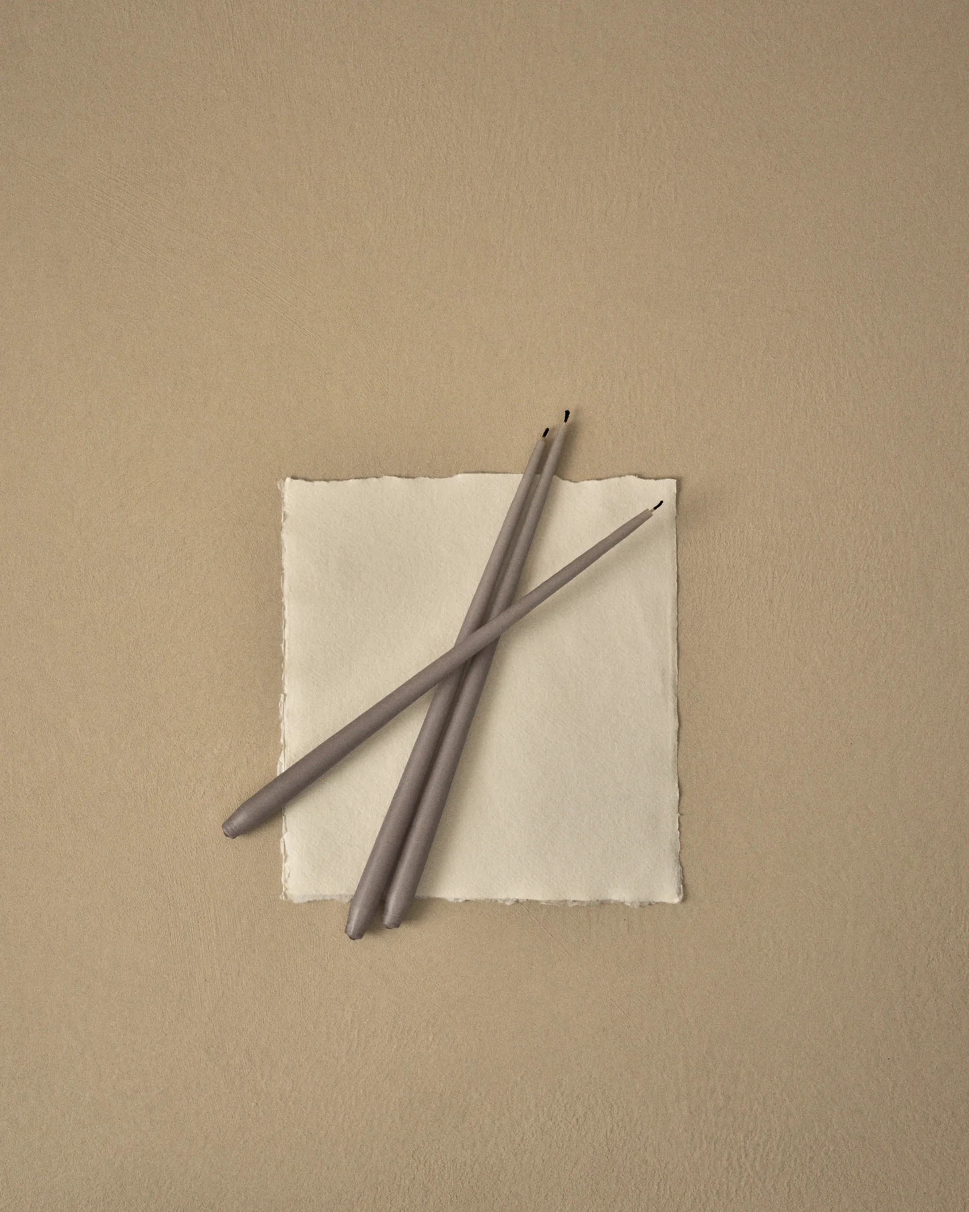 STOFF Nagel kronelys by ester & erik 6-pak, Warm grey STOFF Nagel