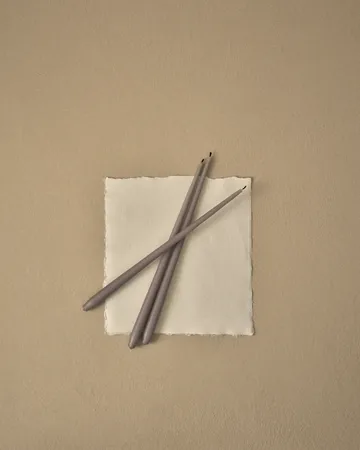 STOFF Nagel kronelys by ester & erik 6-pak - Warm grey - STOFF Nagel