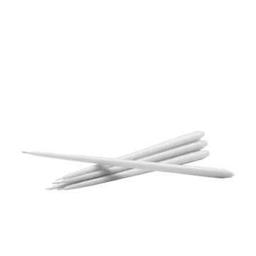 STOFF Nagel kronelys by ester & erik 6-pak - White - STOFF Nagel