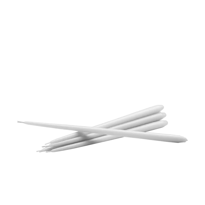 STOFF Nagel kronelys by ester & erik 6-pak - White - STOFF Nagel