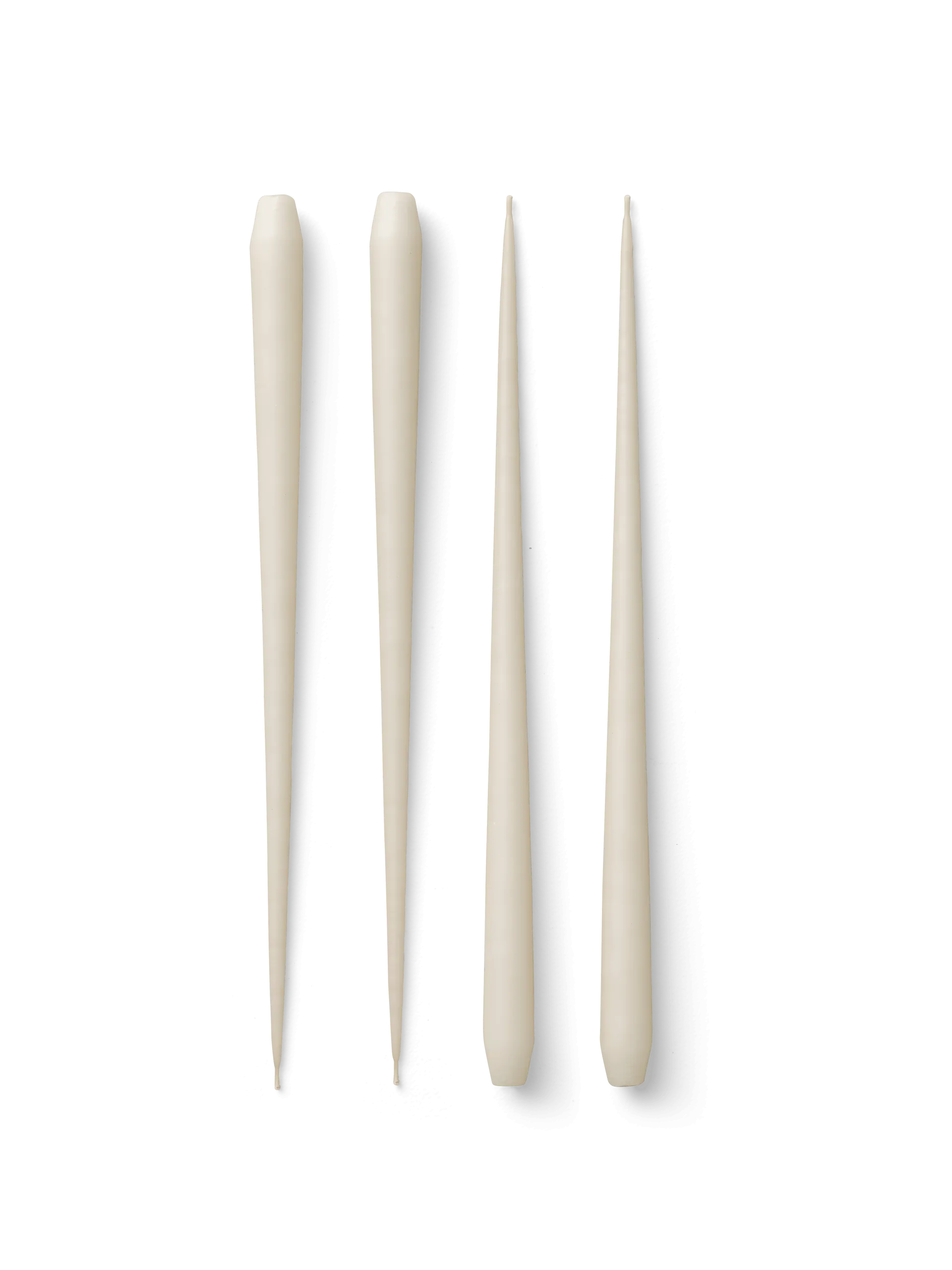 STOFF Nagel kronelys by ester & erik large 4-pak, Off-white STOFF Nagel