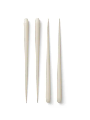 STOFF Nagel kronelys by ester & erik large 4-pak - Off-white - STOFF Nagel