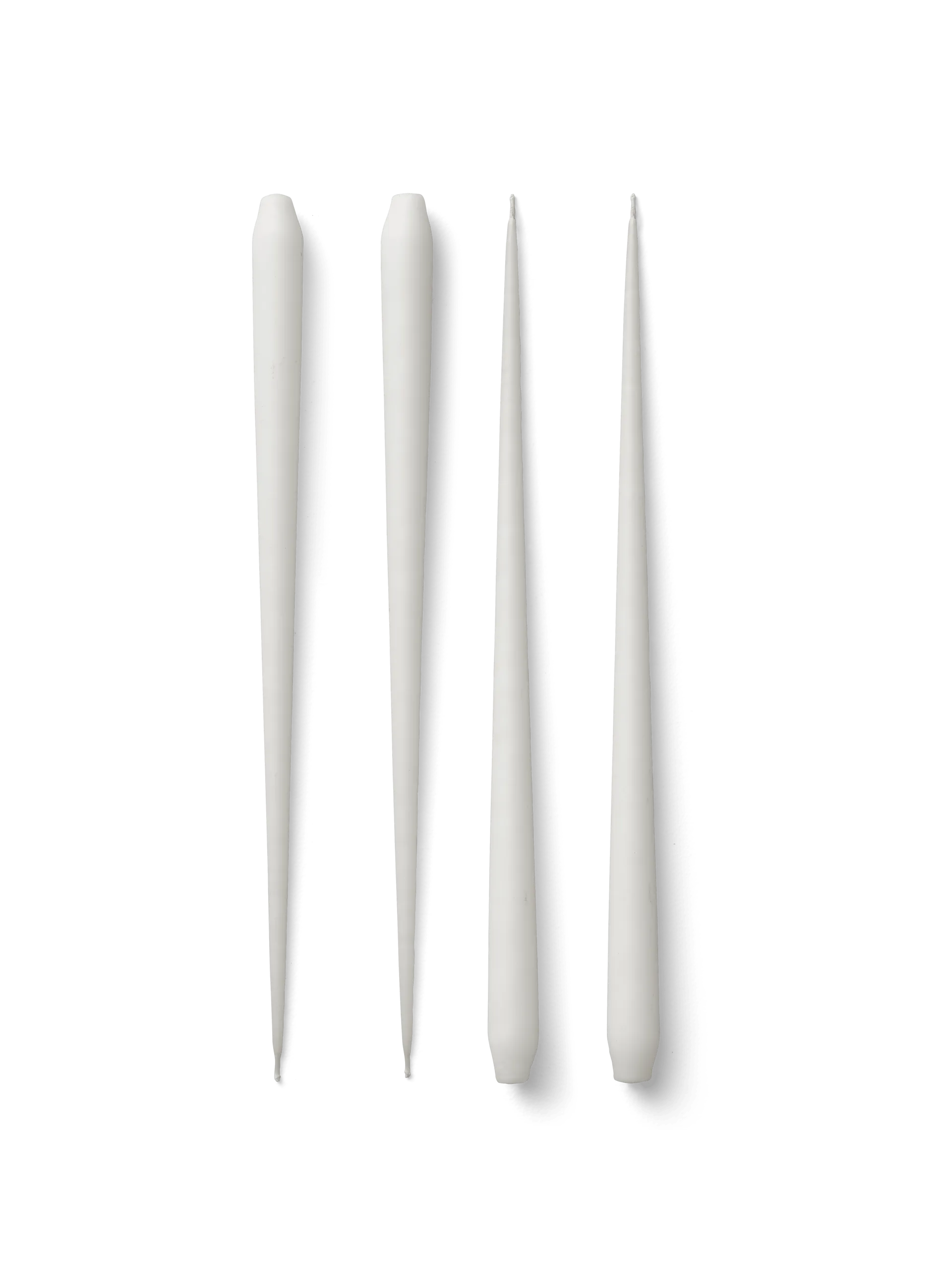 STOFF Nagel kronelys by ester & erik large 4-pak, White STOFF Nagel