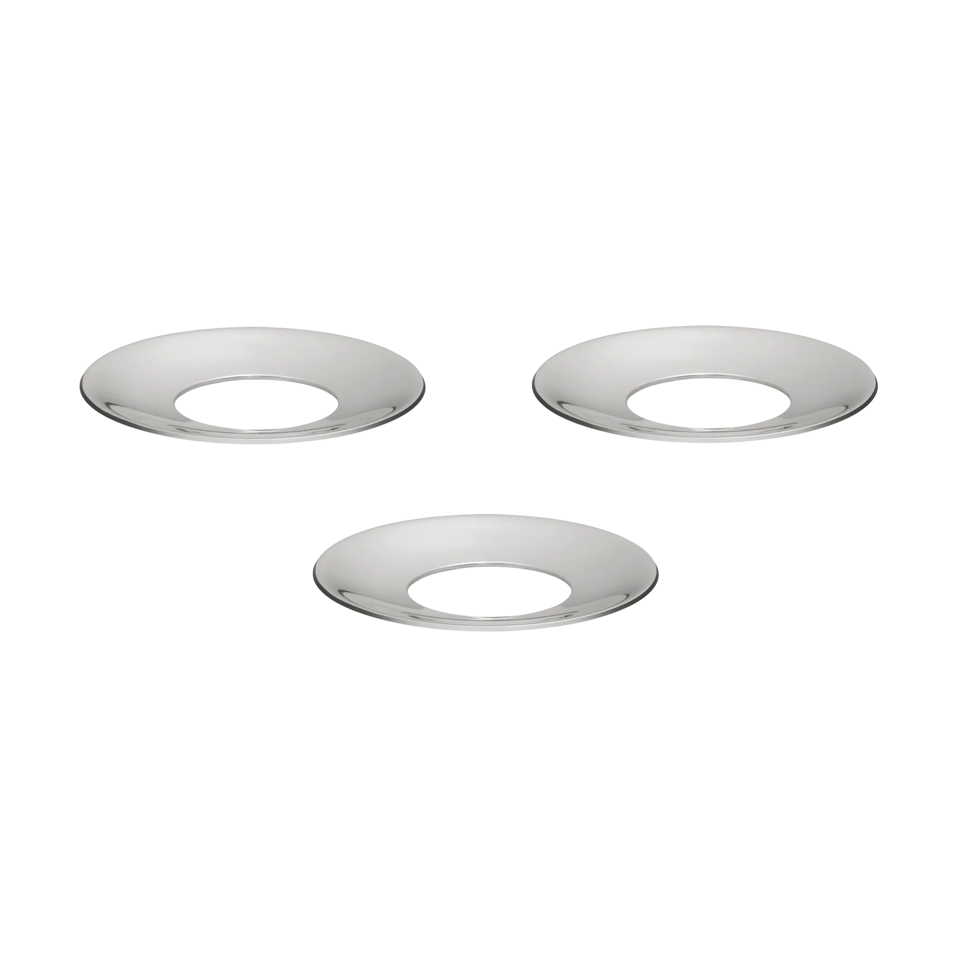 STOFF Nagel lysemanchet 3-pak, Krom STOFF Nagel