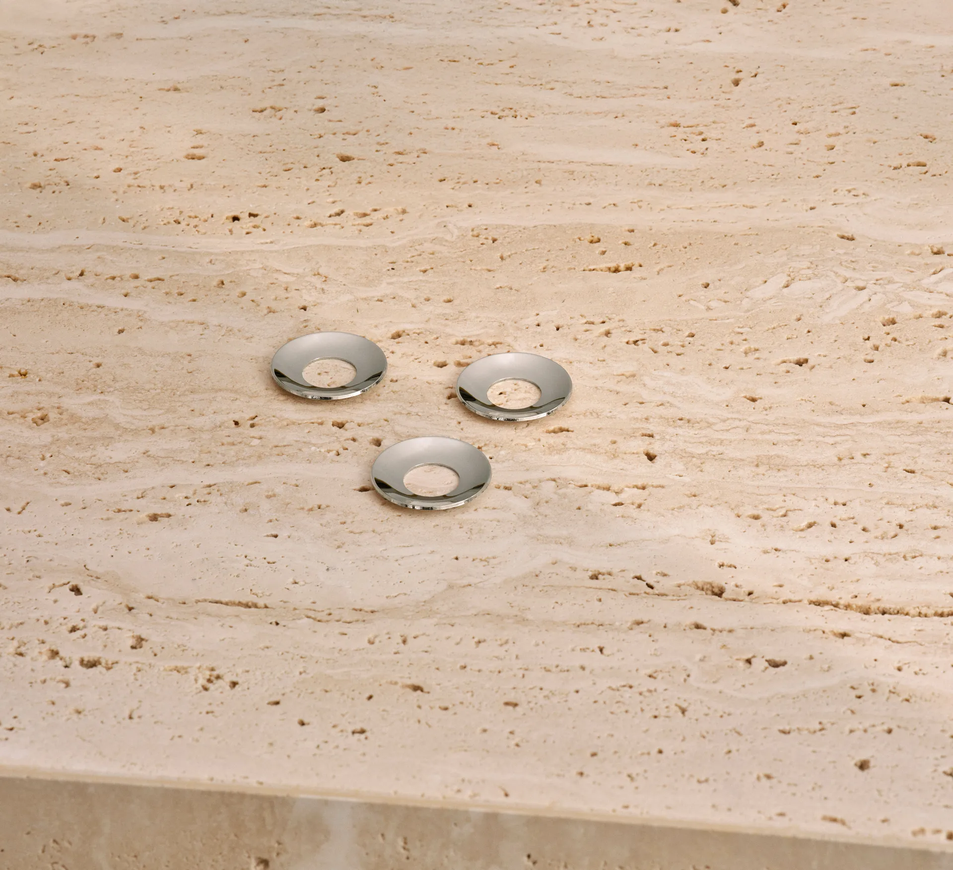 STOFF Nagel lysemanchet 3-pak, Krom STOFF Nagel