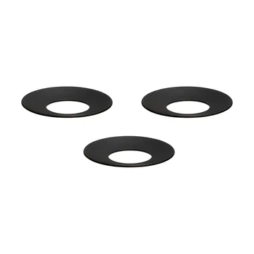STOFF Nagel lysemanchet 3-pak - Sort - STOFF Nagel