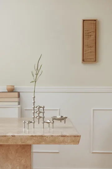 STOFF Nagel lysestage 3-pak - krom - STOFF Nagel