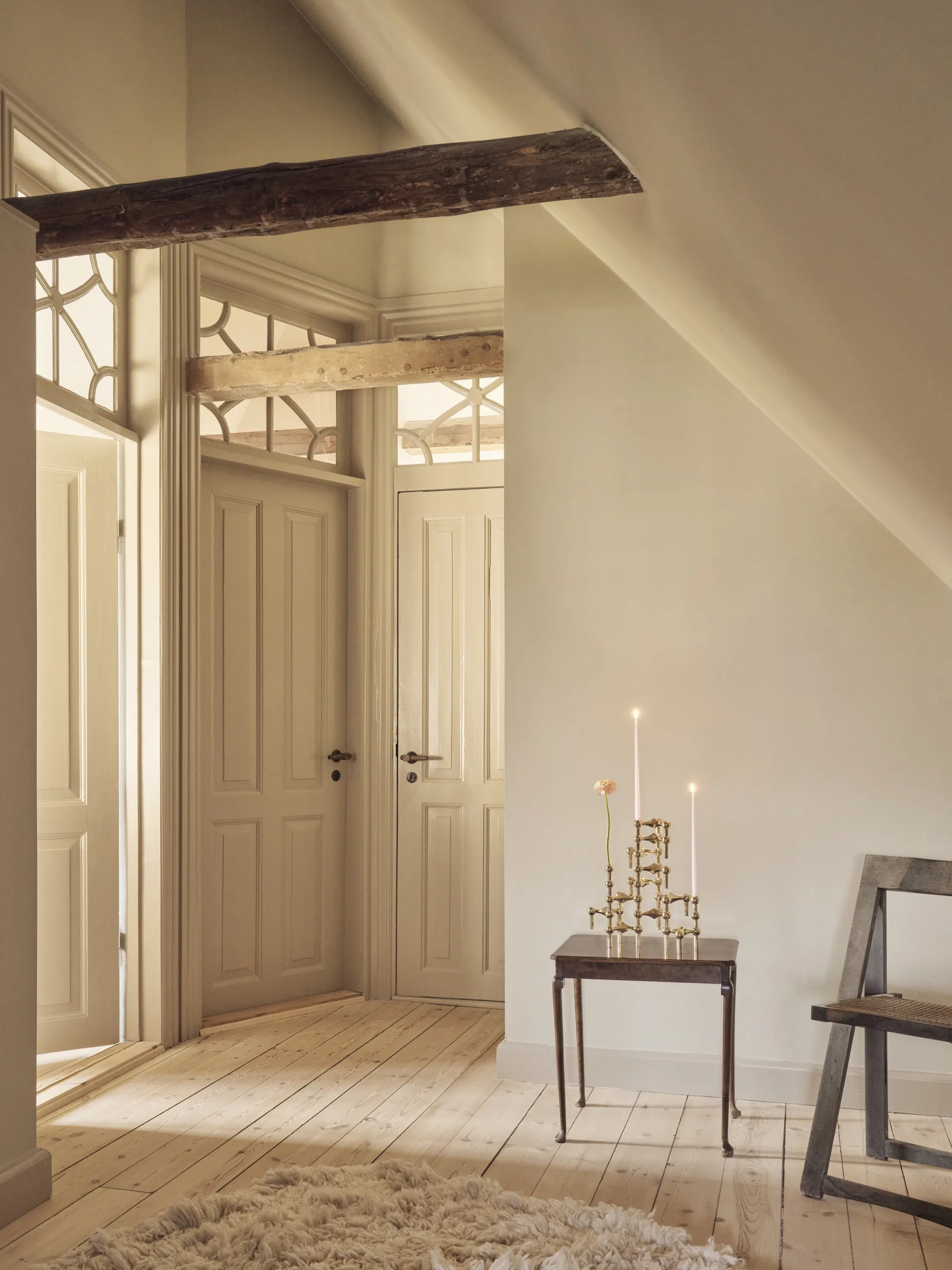 STOFF Nagel lysestage 3-pak, messing STOFF Nagel