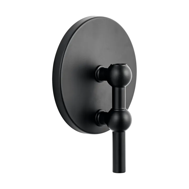 STOFF Nagel lysestage væg - Mat sort - STOFF Nagel