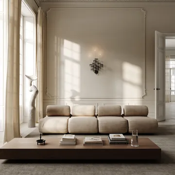 STOFF Nagel lysestage væg - Mat sort - STOFF Nagel