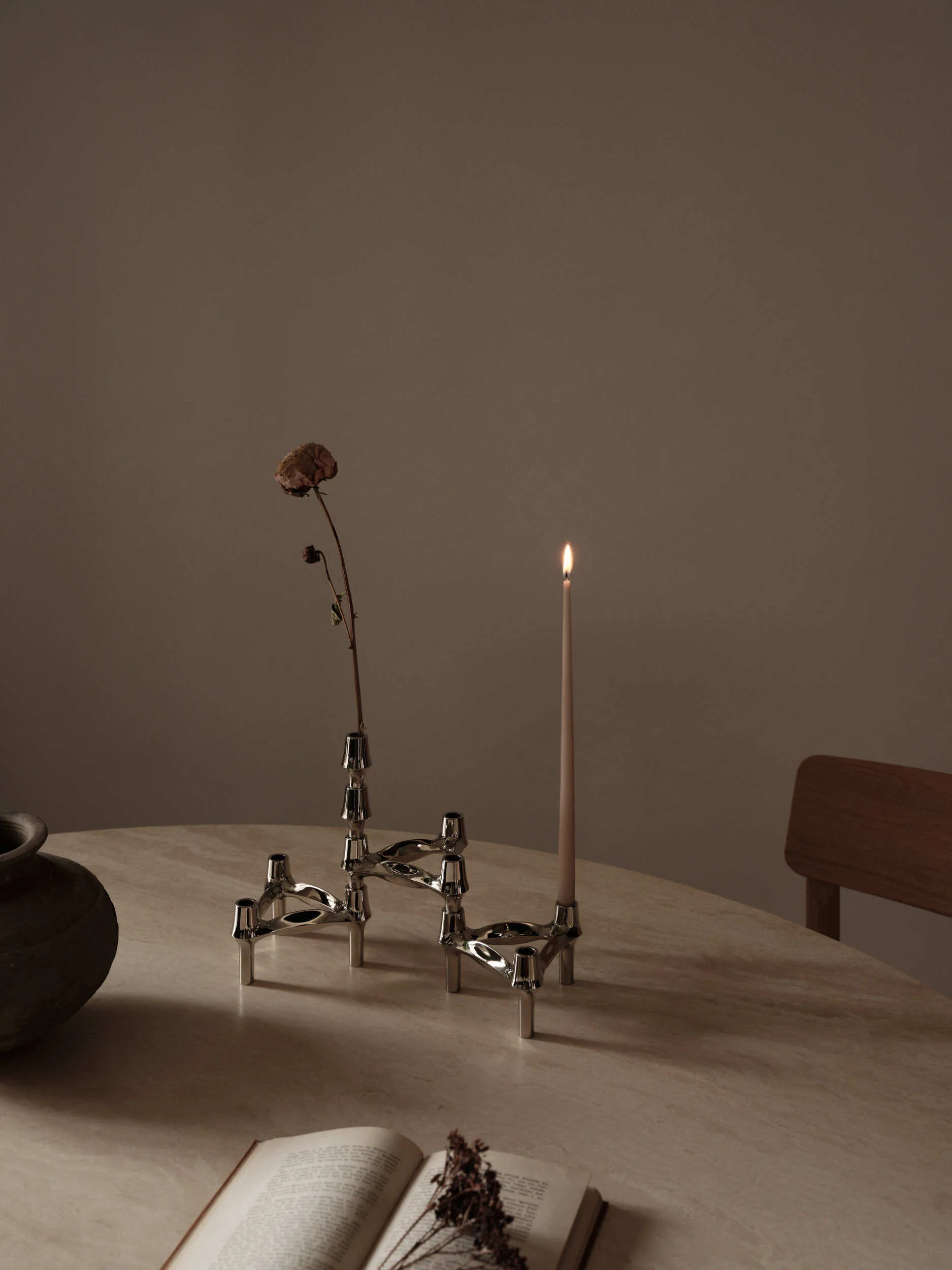 STOFF Nagel vase BMF, Krom STOFF Nagel