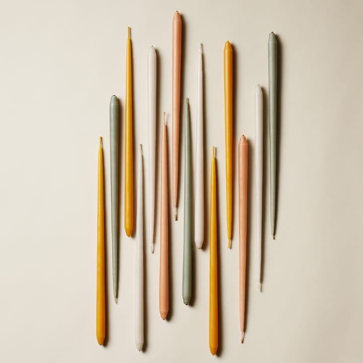 STOFF kronelys by ester & erik 6-pak, Amber STOFF