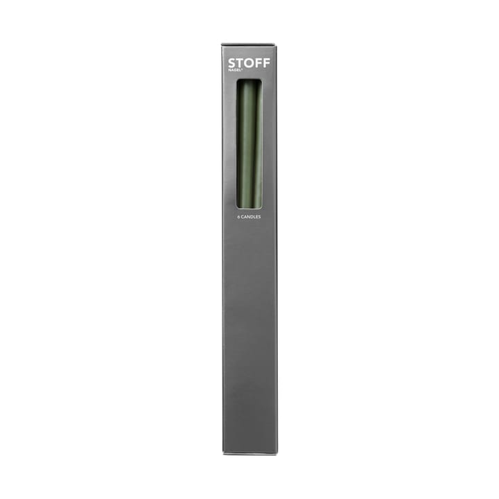STOFF kronelys by ester & erik 6-pak, Dusty green STOFF