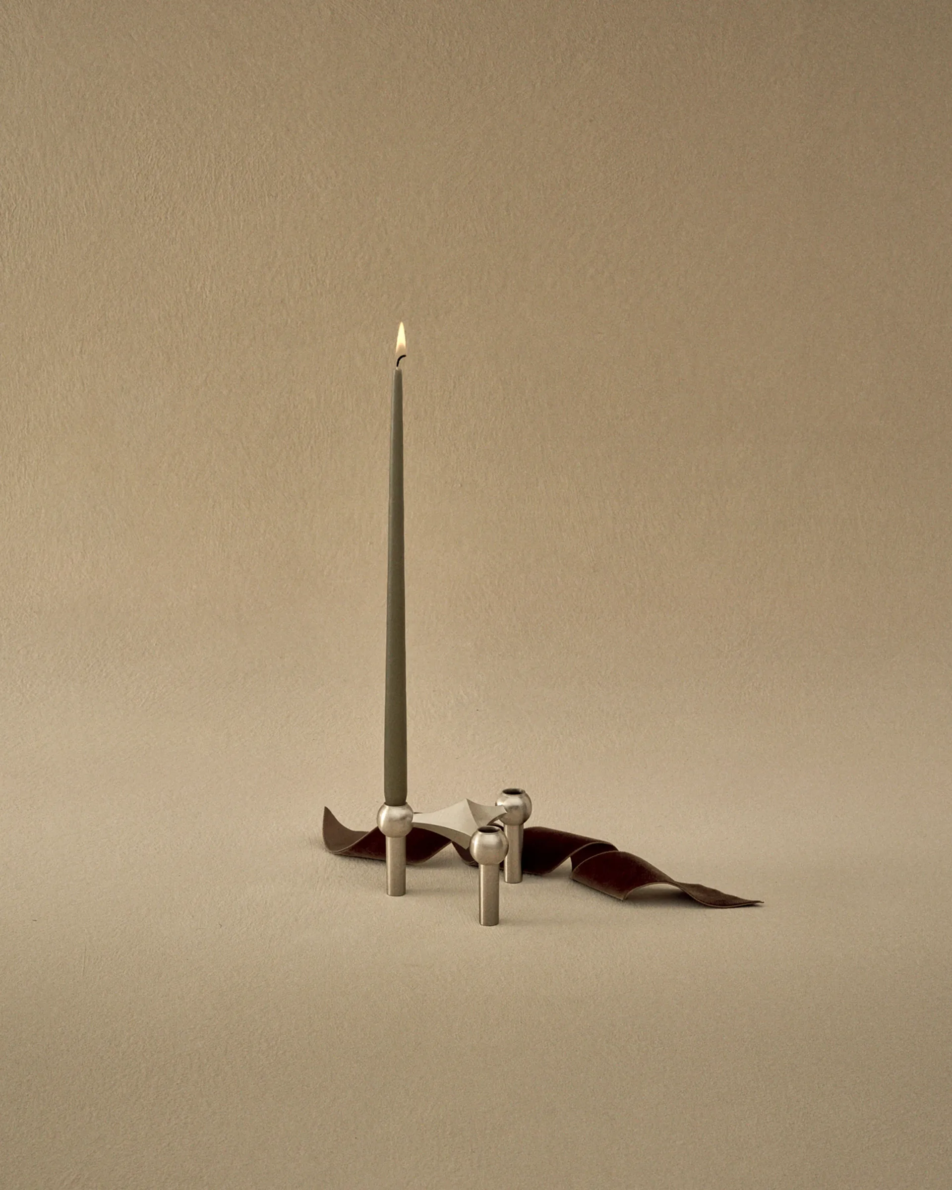 STOFF kronelys by ester & erik 6-pak, Dusty green STOFF