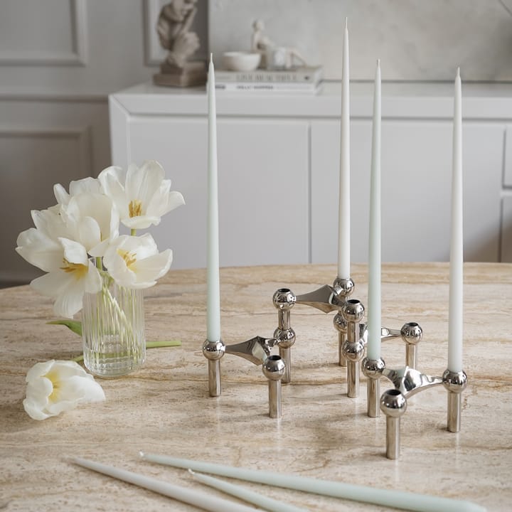 STOFF kronelys by ester & erik 6-pak, Dusty mint STOFF