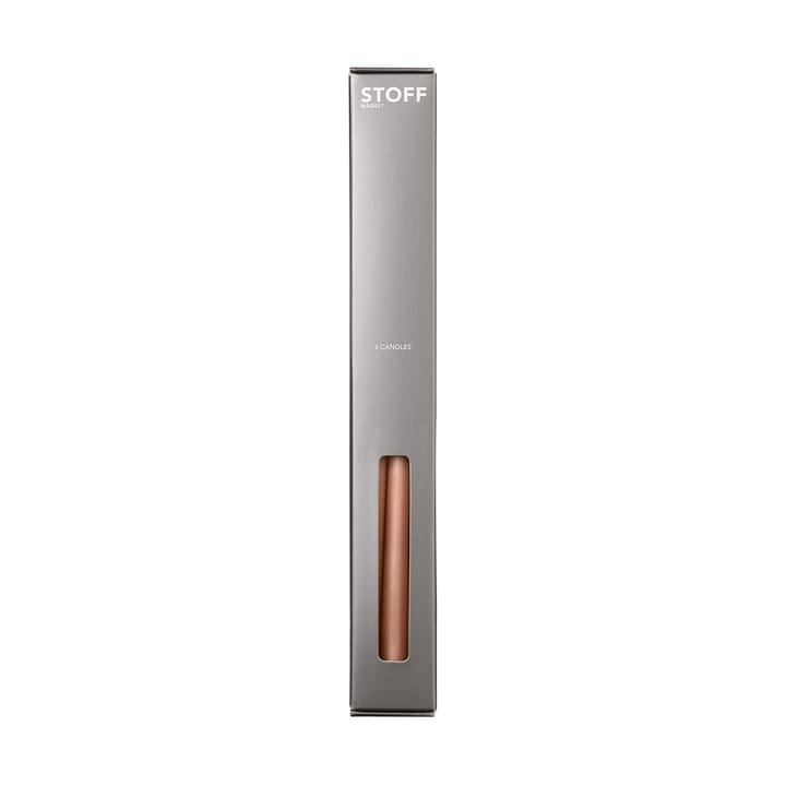 STOFF kronelys by ester & erik 6-pak, Dusty rose STOFF