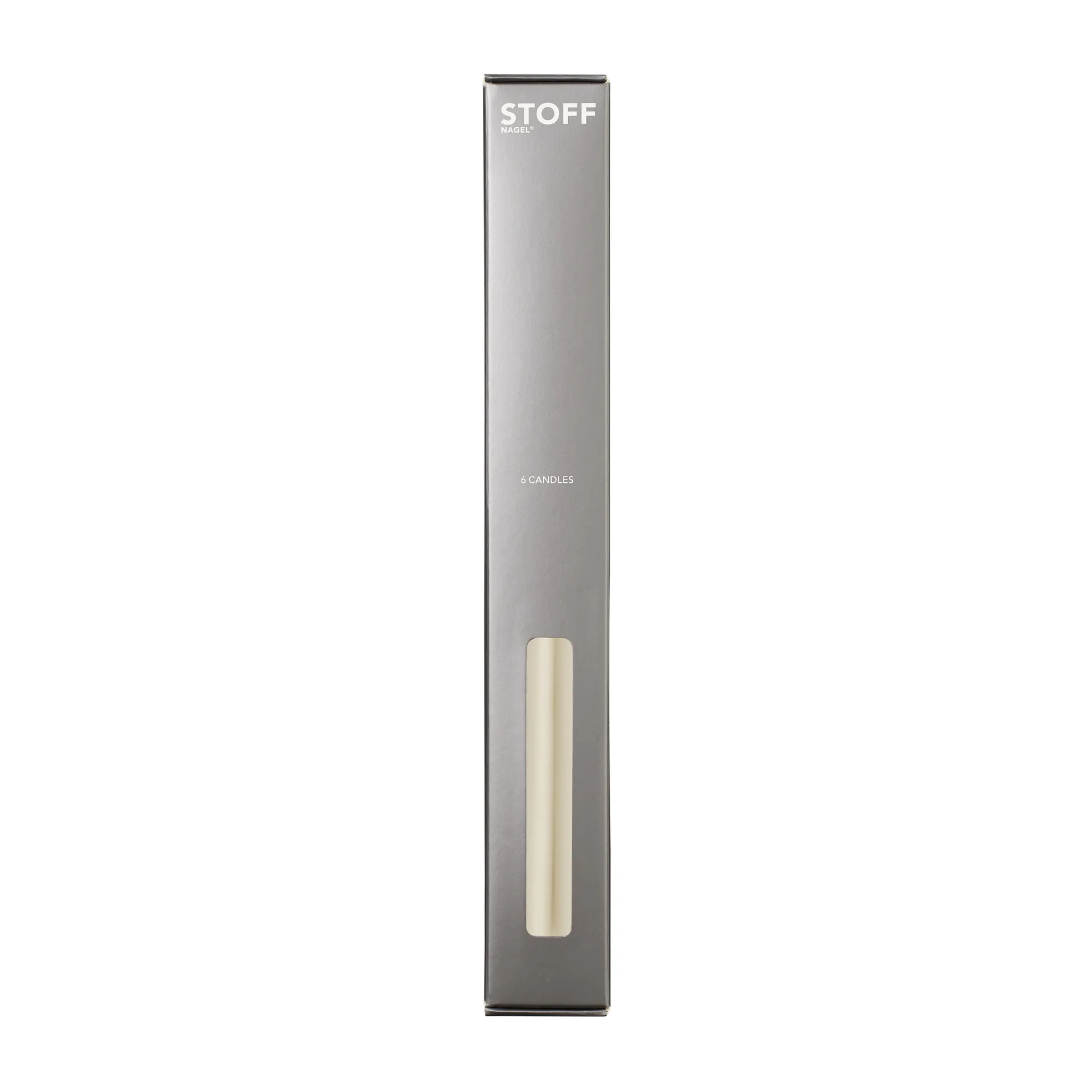 STOFF kronelys by ester & erik 6-pak, Offwhite STOFF