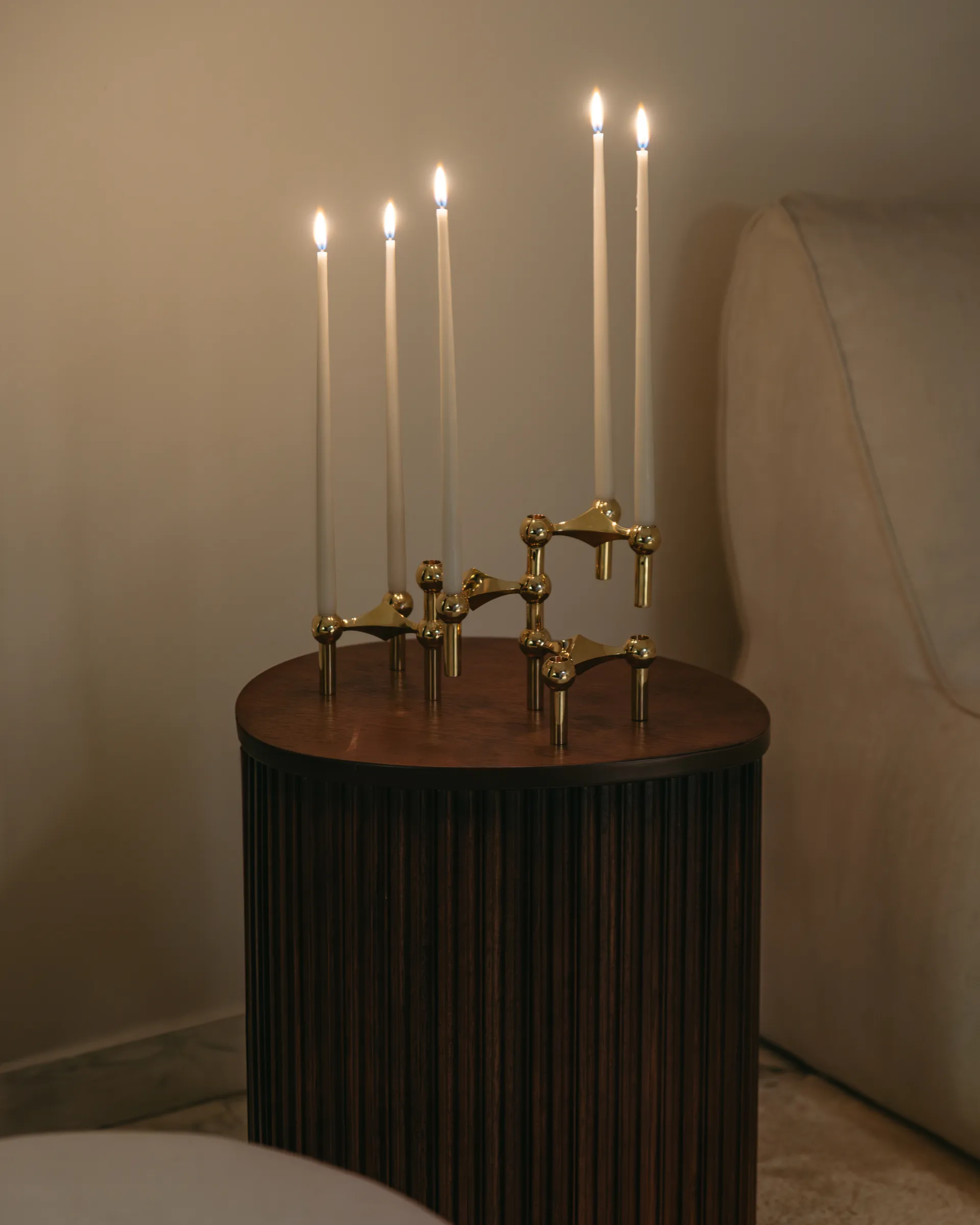 STOFF kronelys by ester & erik 6-pak, Offwhite STOFF