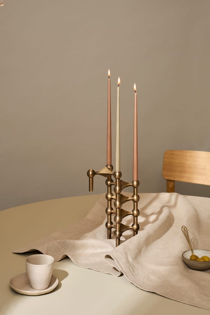STOFF kronelys by ester & erik 6-pak, Soft brown STOFF