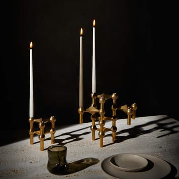 STOFF kronelys by ester & erik 6-pak - Taupe - STOFF