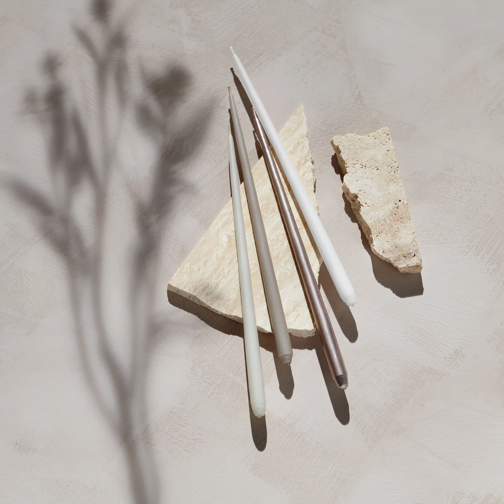 STOFF kronelys by ester & erik 6-pak, White STOFF