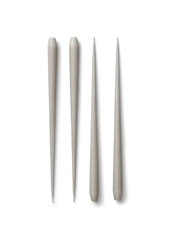 STOFF kronelys by ester & erik large 4-pak - Sand - STOFF