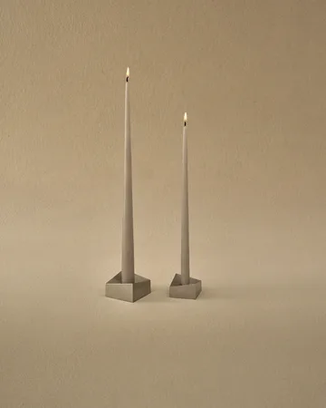 STOFF kronelys by ester & erik large 4-pak - Sand - STOFF