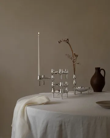 STOFF Nagel BMF lysestage 3-pak - Krom - STOFF