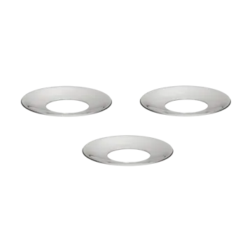 STOFF Nagel lysemanchet 3-pak - Krom - STOFF