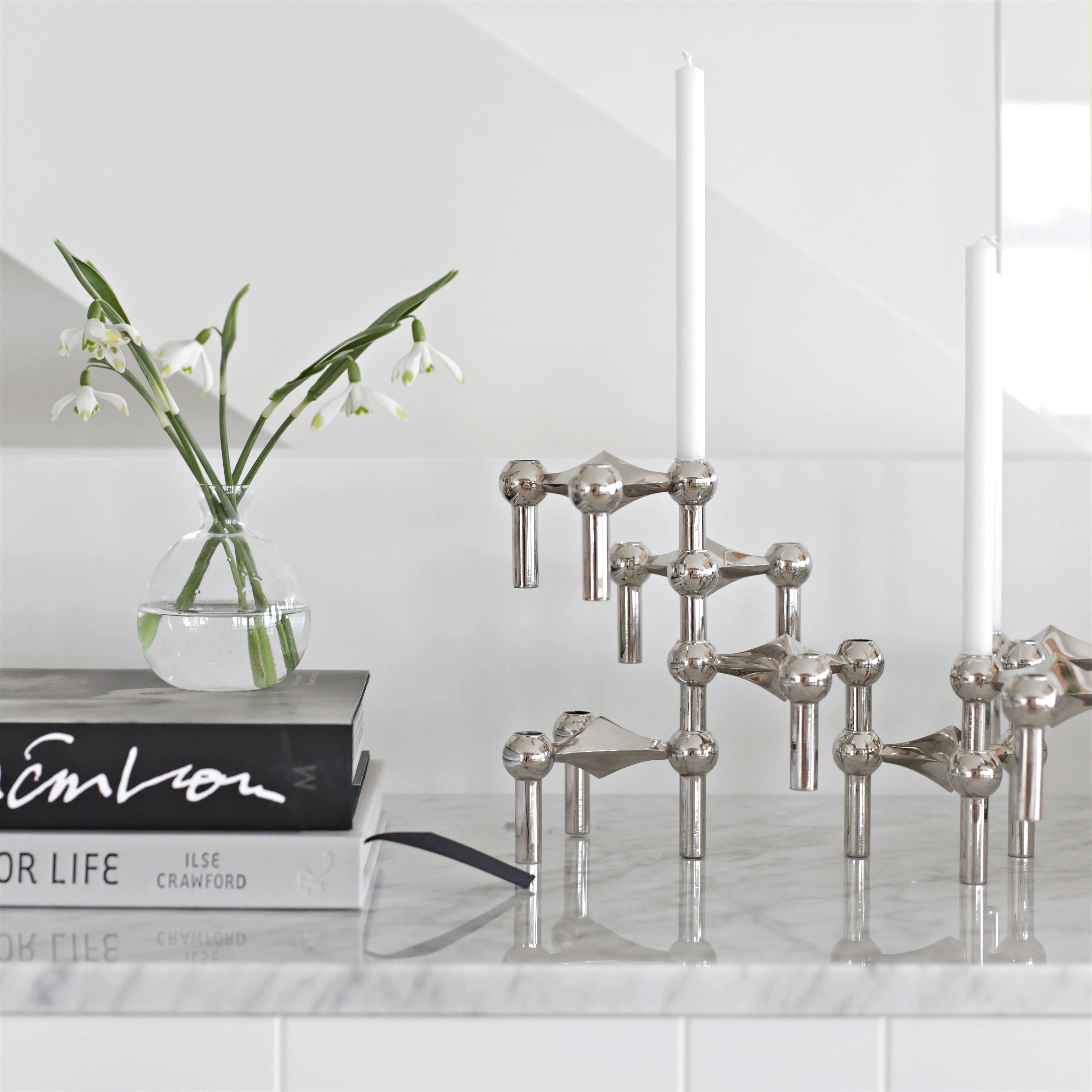 STOFF Nagel lysestage 3-pak fra STOFF - NordicNest.dk