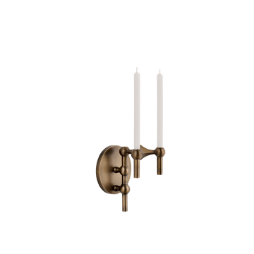 STOFF Nagel lysestage væg - Bronzed brass - STOFF