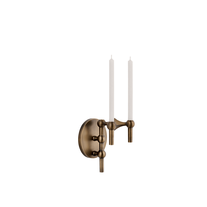 STOFF Nagel lysestage væg, Bronzed brass STOFF