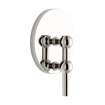 STOFF Nagel lysestage væg - Chrome - STOFF