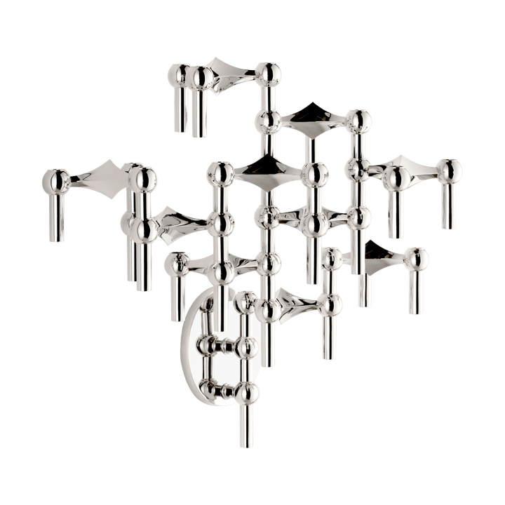 STOFF Nagel lysestage væg, Chrome STOFF