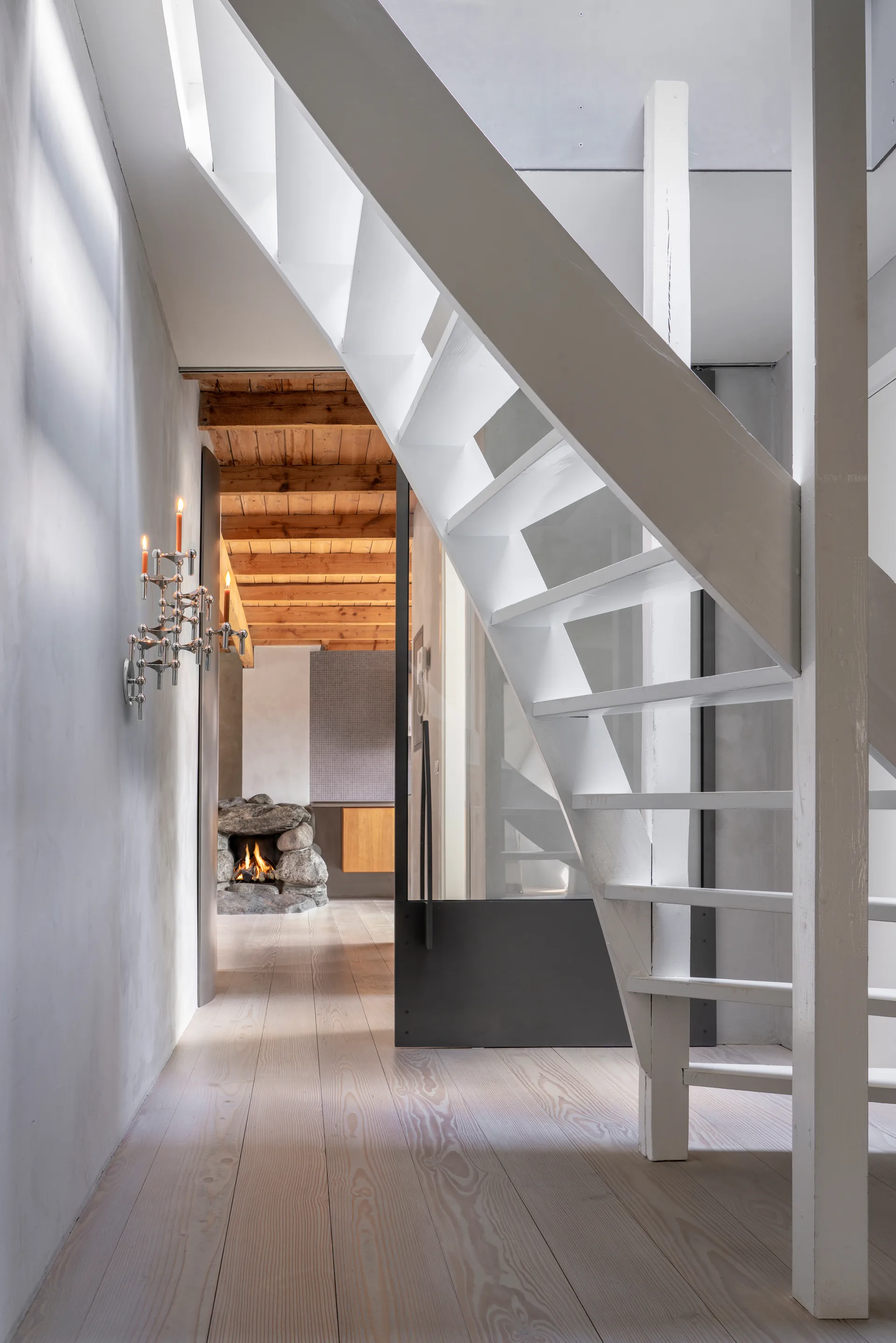 STOFF Nagel lysestage væg, Chrome STOFF