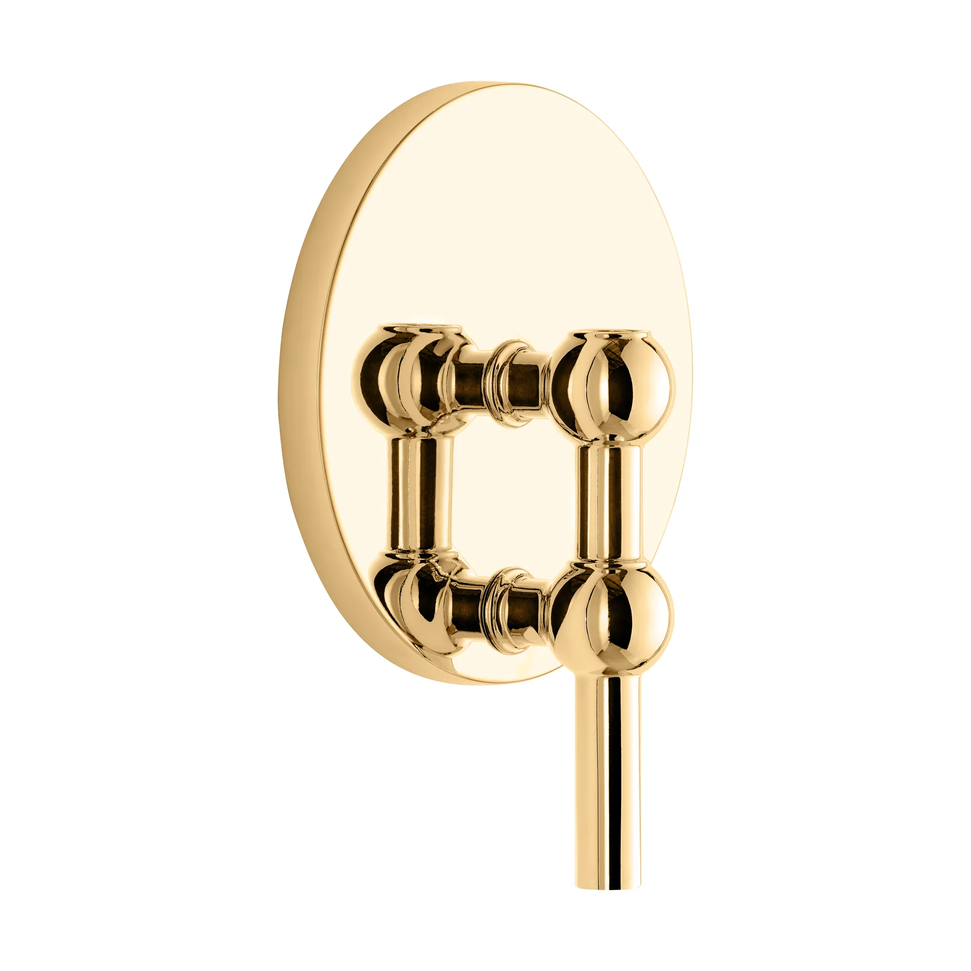 STOFF Nagel lysestage væg, Messing STOFF